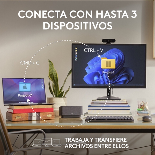 LOGITECH MX ANYWHERE 3S Grafito - Ratón Inalámbrico