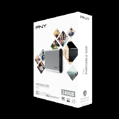 PNY PSD1CS1050S Plata - Disco Duro SSD 240GB