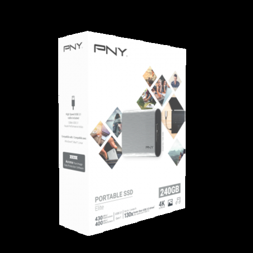 PNY PSD1CS1050S Plata - Disco Duro SSD 240GB