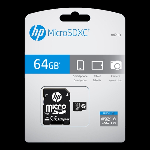 HP CI10 U1 Negro-Blanco - Tarjeta de Memoria 64GB