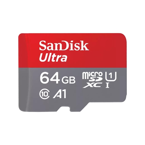 SANDISK MICROSD XC 64GB - Tarjeta de Memoria + ADAPTADOR