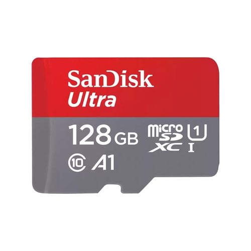 SANDISK MICROSD XC 128GB - Tarjeta de Memoria + ADAPTADOR