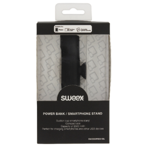 sweex SW2500PB001BL Negro - Powerbank 2500mAh