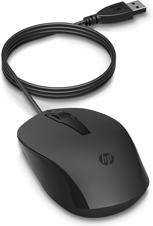 HP 150 WIRED Negro - Ratón 1600DPI