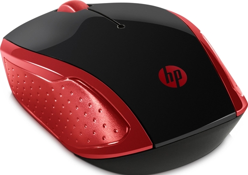 HP 200 Rojo - Ratón Inalámbrico