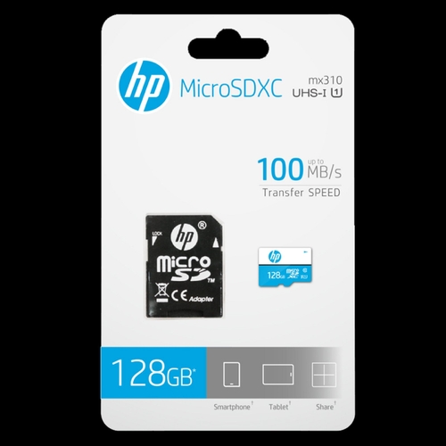 HP CL10 Blanco-Azul - Tarjeta de Memoria 128GB