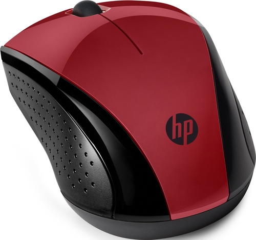 HP 7KX10AA Rojo - Ratón Inalámbrico