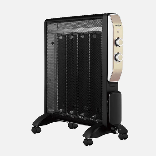 Abrila ABRIGO Negro / Oro - Radiador de Mica 2000 W
