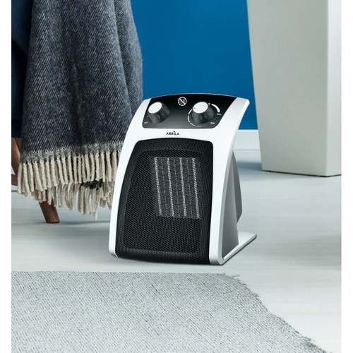 Abrila CERAMICO Blanco / Negro - Calefactor Cerámico 2000 W