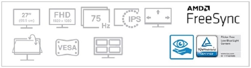 DELL S2721HN Gris - Monitor 27" FULL HD