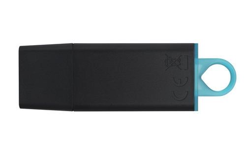 KINGSTON EXODIA DTX x 2 Negro-Turquesa - Pendrive 64GB