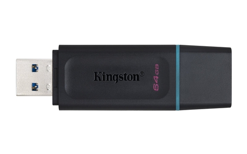 KINGSTON EXODIA DTX x 2 Negro-Turquesa - Pendrive 64GB