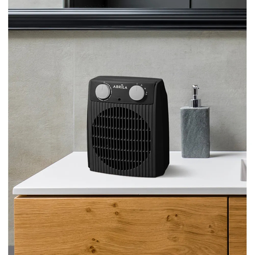 Abrila NAIROBI Gris/Negro - Calefactor Eléctrico 2000 W 22,9x19,4x13,3 cm