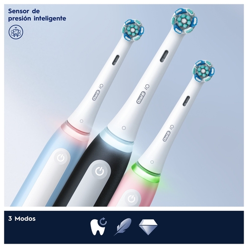 ORAL B Io3 Negro - Cepillo Eléctrico + Funda + 2 Recambios