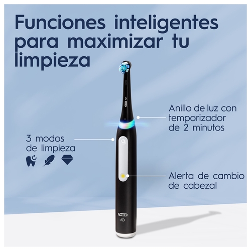 ORAL B Io3 Negro - Cepillo Eléctrico + Funda + 2 Recambios