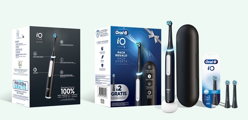 ORAL B Io3 Negro - Cepillo Eléctrico + Funda + 2 Recambios