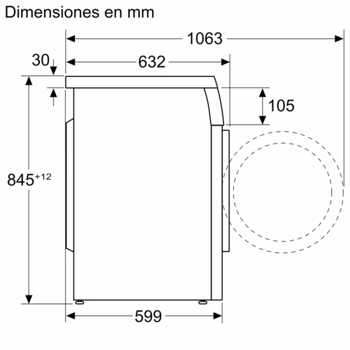 BALAY 3TS993BP Blanco - Lavadora Carga Frontal 9KG 1200RPM