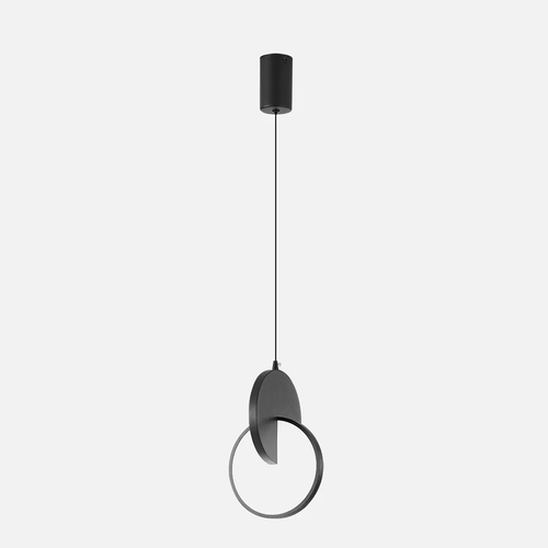 ABRILA Carlota Negro 17W - Lámpara Colgante Regx18x18cm