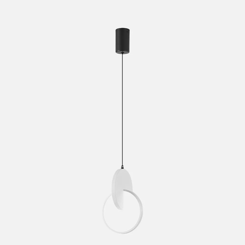 ABRILA Carlota Negro-Blanco 17W - Lámpara Colgante 6500k 2380lm