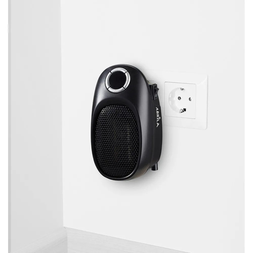 ABRILA Malasia Negro 500w - Calefactor Mini Cerámico 