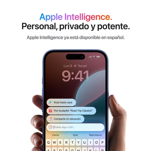 APPLE iPHONE 16 Blanco 128GB 8GB - Móvil 6.3" OLED