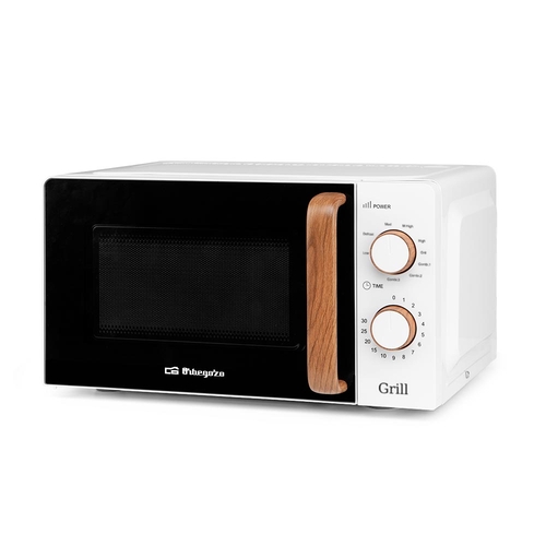 ORBEGOZO MIG 2142 Blanco-Madera - Microondas 700W  20L