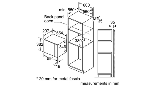 BALAY 3CG4175G3 Cristal Grafito - Microondas 900W 25L