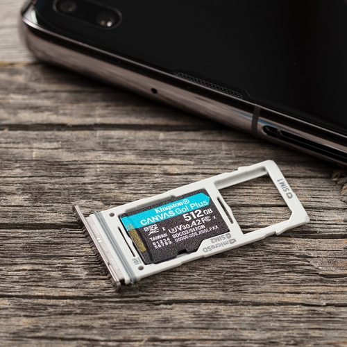 KINGSTON CANVAS GO PLUS A2 - Tarjeta de Memoria 512GB + ADAPTADOR