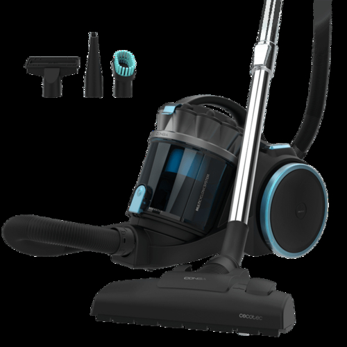 CECOTEC ROCKSTAR MULTICYCLONIC XXL Negro - Aspirador con Cable 800W