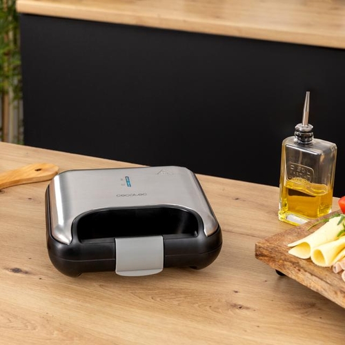 CECOTEC ROCK'IN TOAST GRILL + INOX - Sandwichera 800W