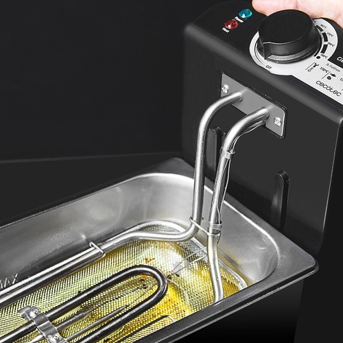 CECOTEC CLEANFRY FULL INOX - Freidora 2000W 3L