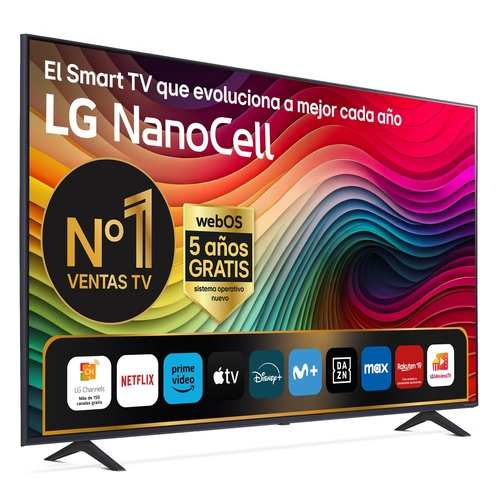 LG 55NANO81T6A Negro - TV 55" 4K UHD Smart TV