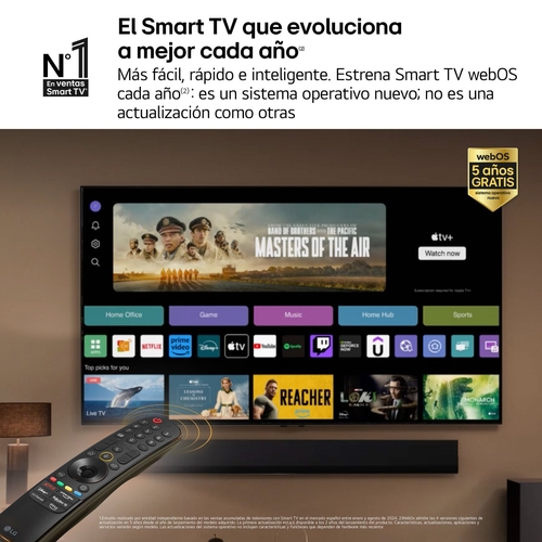 LG 55NANO81T6A Negro - TV 55" 4K UHD Smart TV