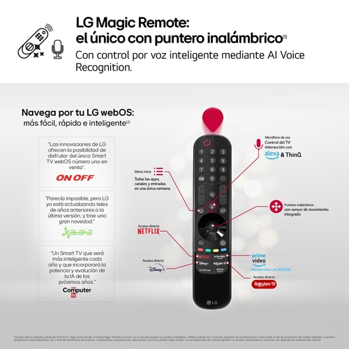 LG 55NANO81T6A Negro - TV 55" 4K UHD Smart TV