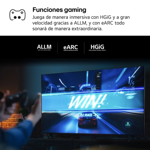 LG 55NANO81T6A Negro - TV 55" 4K UHD Smart TV