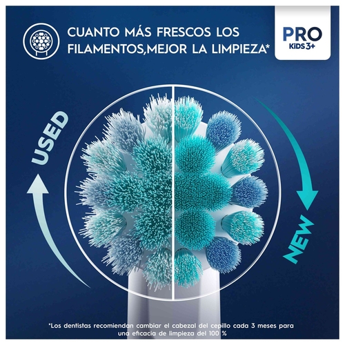 BRAUN ORAL B VITALITY PRO KIDS SPIDERMAN - Cepillo Eléctrico + Funda de Viaje
