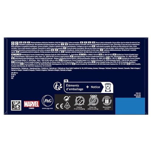 BRAUN ORAL B VITALITY PRO KIDS SPIDERMAN - Cepillo Eléctrico + Funda de Viaje
