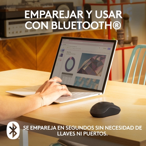 LOGITECH M240 SILENT Grafito - Ratón Inalámbrico