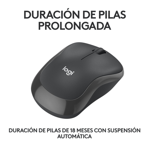 LOGITECH M240 SILENT Grafito - Ratón Inalámbrico
