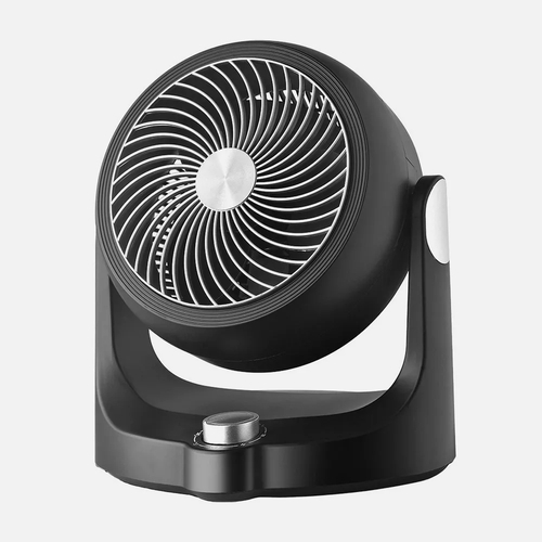ABRILA Cartago Negro-Plata 40w - Ventilador de Sobremesa 3 Aspas