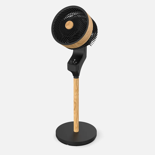 ABRILA Bizancio Negro-Haya 50W - Ventilador de Pie 3 Velocidades