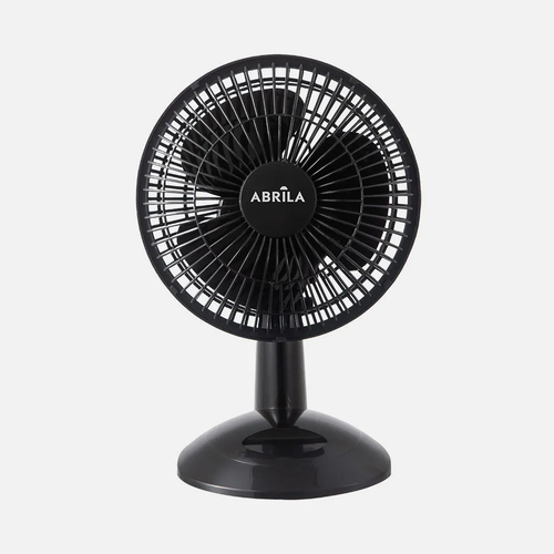 ABRILA Pizarro Mini Negro 20W - Ventilador de Sobremesa 3 Aspas