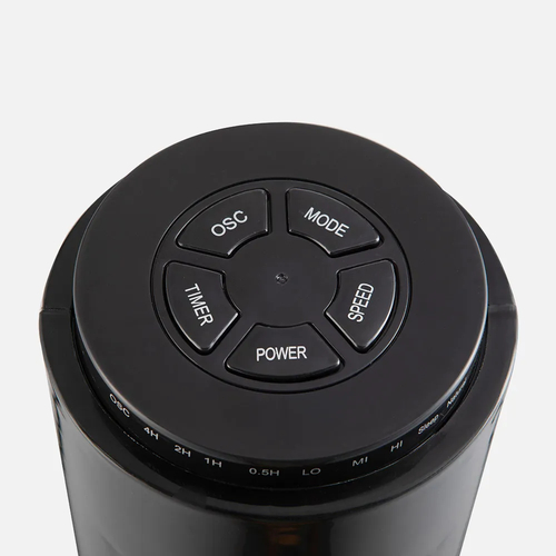 ABRILA Picaro Negro 50W - Ventilador de Torre Control Remoto