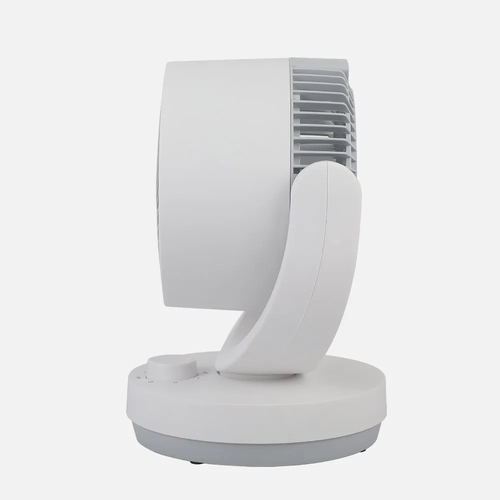 ABRILA Lagos Blanco-Gris 35W - Ventilador de Sobremesa 3 Aspas