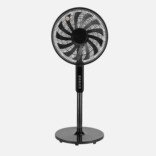 ABRILA Torbellino Negro 60W - Ventilador de Pie 13 Aspas
