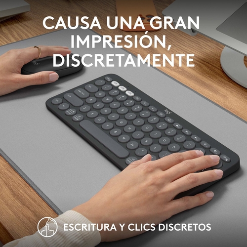 LOGITECH PEBBLE 2 TONAL Grafito - Teclado + Ratón