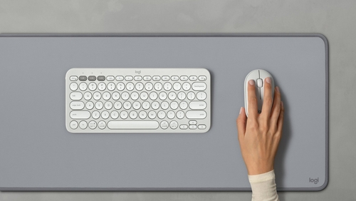 LOGITECH PEBBLE MOUSE 2 M350S Blanco - Ratón Inalámbrico