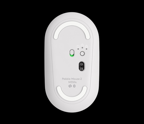 LOGITECH PEBBLE MOUSE 2 M350S Blanco - Ratón Inalámbrico