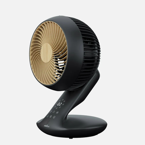 ABRILA Miera Negro-Haya 20w - Ventilador de Sobremesa 8 Velocidades