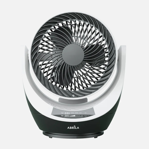ABRILA Navia Negro-Blanco 40w - Ventilador de Sobremesa 3 Aspas